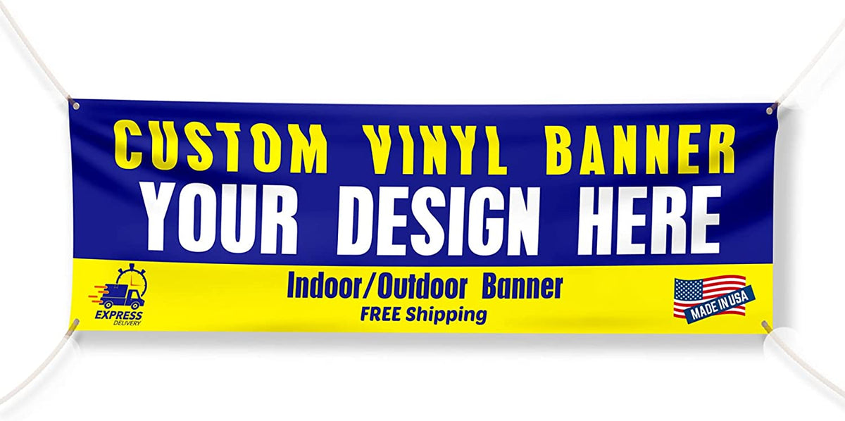 Custom Banner Printing, Vinyl Banners, any Size any color banners 3'x1 –  crazystickers